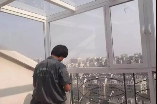阳光房安装过程